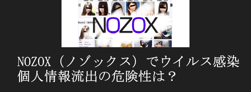 NOZOX（ノゾックス）でウイルス感染、個人情報流出の危険性は？