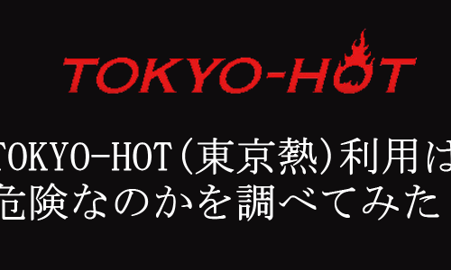 TOKYO-HOT(東京熱)利用は危険なのかを調べてみた